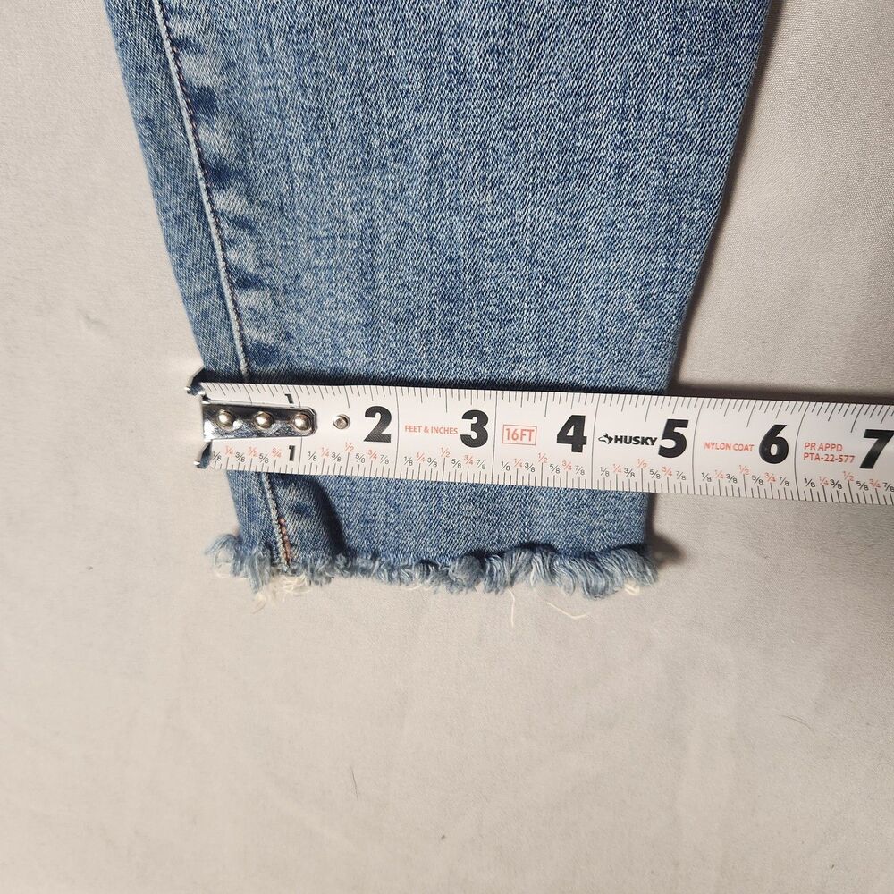 Lucky Brand Mid Rise Super Skinny Jeans Distressed Light Wash 6/28 - Picture 12 of 13
